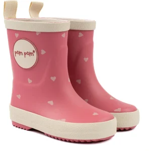 POM POM – Bottes en caoutchouc – Cœur AOP