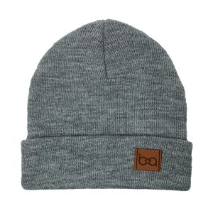 Tuque en Tricot Classique - Grise