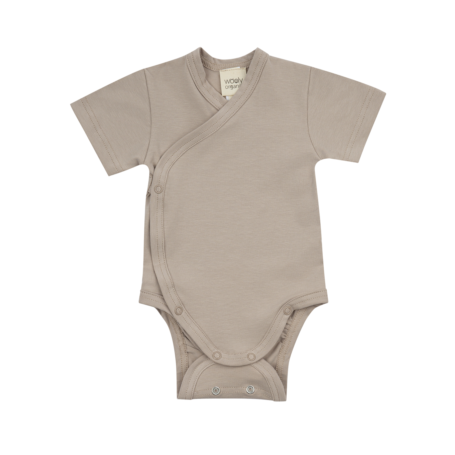 WOOLY ORGANIC – Body cache-cœur à pression – Beige