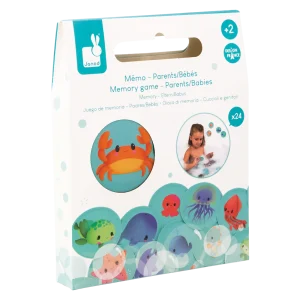Jeu de Mémoire pour le Bain - Bébés Animaux
