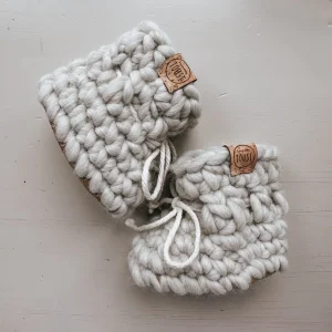 Pantoufles en Laine - Coconut