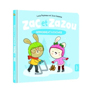 Zac et Zazou Apprennent à Patiner