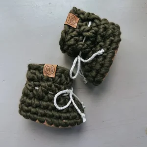 Pantoufles en Laine - Cactus