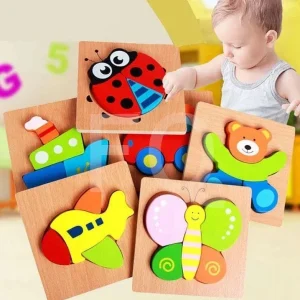 Puzzles 3D Animaux Montessori