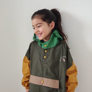 POULE PARTY – PONCHO – KAKI – Enfant