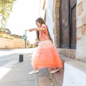 Jupe froufrou – Orange