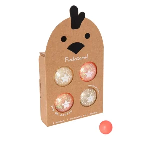 Jeu de boules bulles – Rose&argent