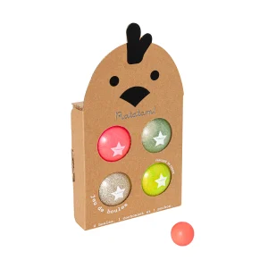 Jeu de boules pailleté summer – Multicolore