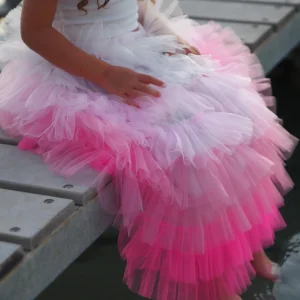 Jupe froufrou – Rose