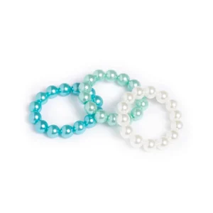 Set de 3 bracelets perles – Bleu