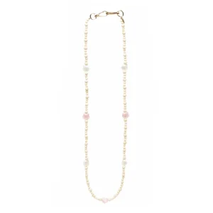 Chaine de téléphone en bois – Corail