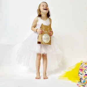 Tutu long rock blanc