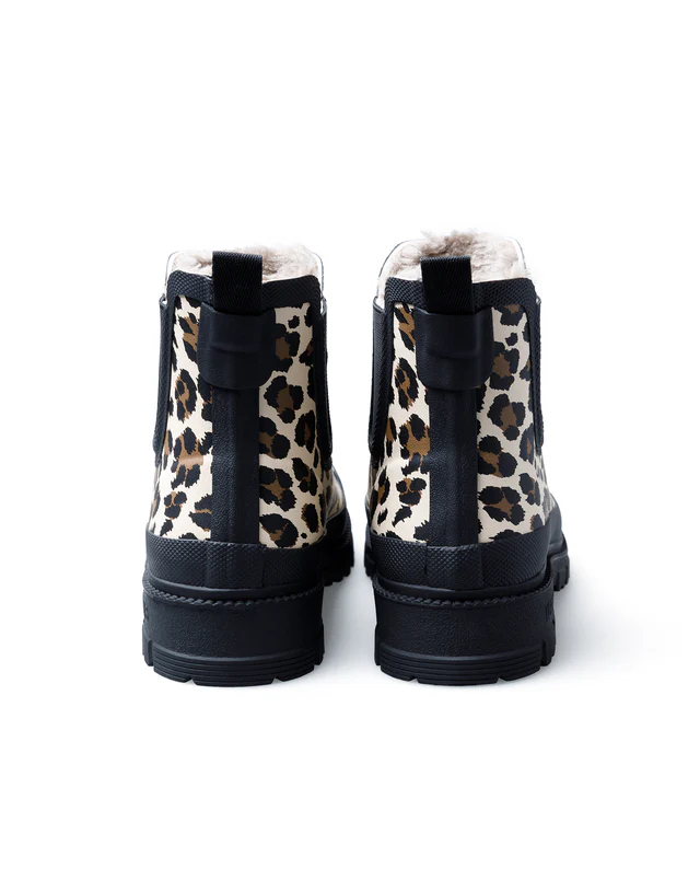 VERBENAS – Bottes de pluie Lua Mate Fur Crudo – Léopard – Image 4