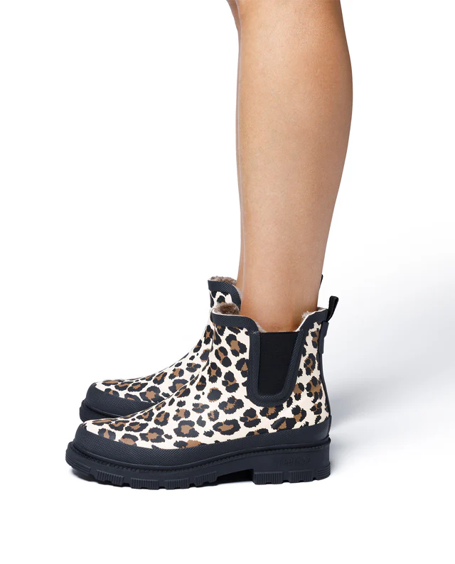 VERBENAS – Bottes de pluie Lua Mate Fur Crudo – Léopard – Image 5
