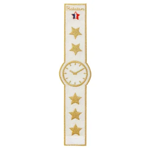 MONTRE BRODEE OR / GOLDEN EMBROIDERY WATCH