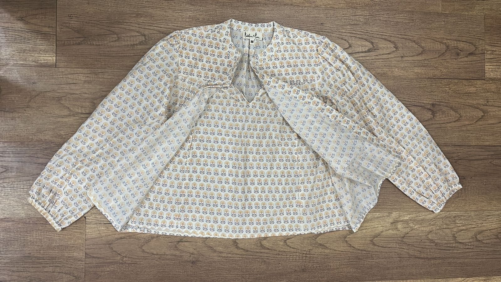 Blouse allaitement et grossesse – imprimée fleurs – Image 4