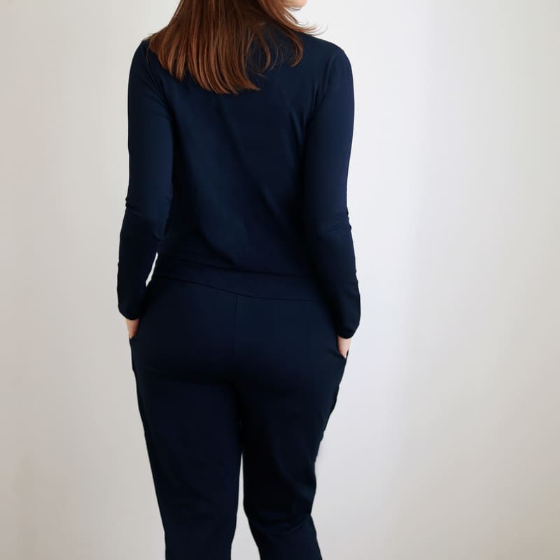 Combinaison grossesse et allaitement – couleur Marine – Image 9