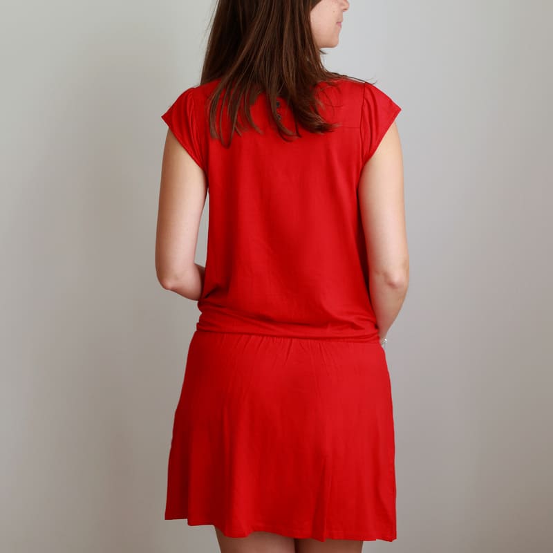 Robe grossesse – viscose et élasthanne Existe en 2 couleurs – Image 3