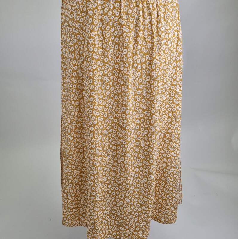 Jupe grossesse – viscose jaune – Image 2