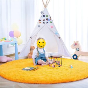 Tapis rond pour chambre petite fille