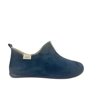 LA MAISON DE L&rsquo;ESPADRILLE – Bottillon Perforé 2180 – Marine