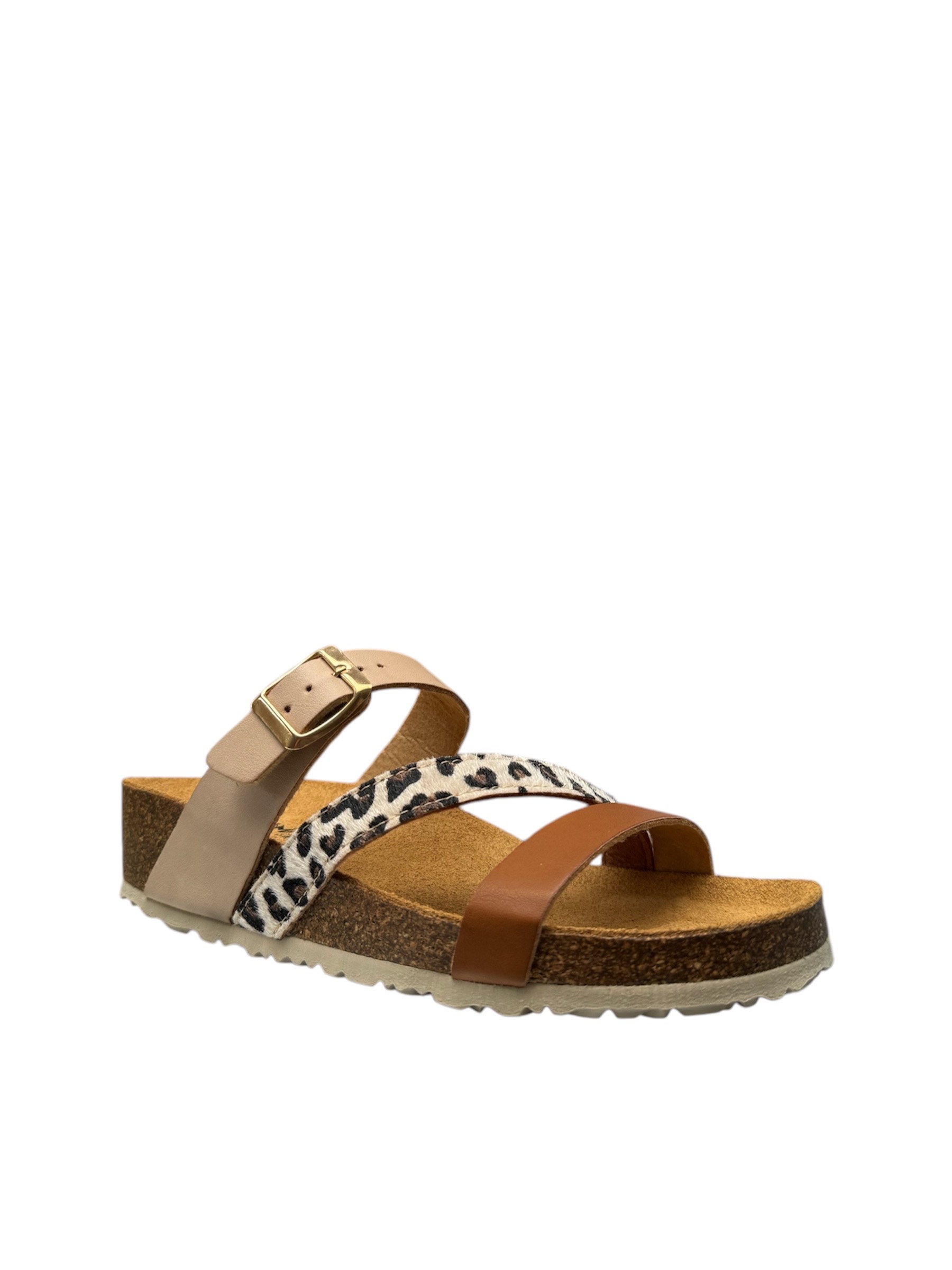 ARIMA – Mules Percale – Beige/cognac – Image 2