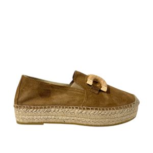 LA MAISON DE L&rsquo;ESPADRILLE – Mocassin boucle – Cuero