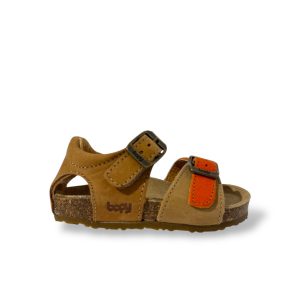 BOPY – Sandales Edouarvelo – Orange/Cognac