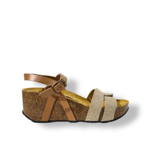 PLAKTON – Sandales So kimbo – Or taupe