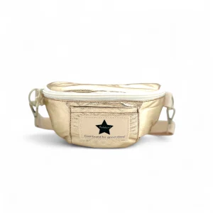 Le baby sac banane irisé Nova – Doré