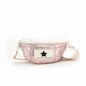 Le baby sac banane irisé Nova – Rose