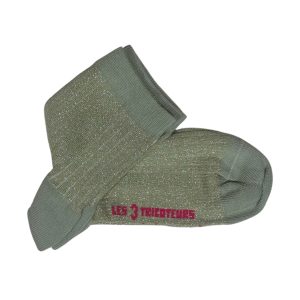 LES 3 TRICOTEURS – Chaussettes à paillettes – Vert
