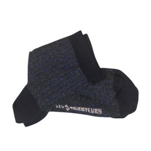 LES 3 TRICOTEURS – Chaussettes à paillettes – Marine