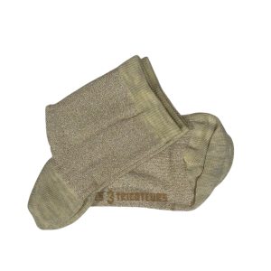 LES 3 TRICOTEURS – Chaussettes à paillettes – Beige