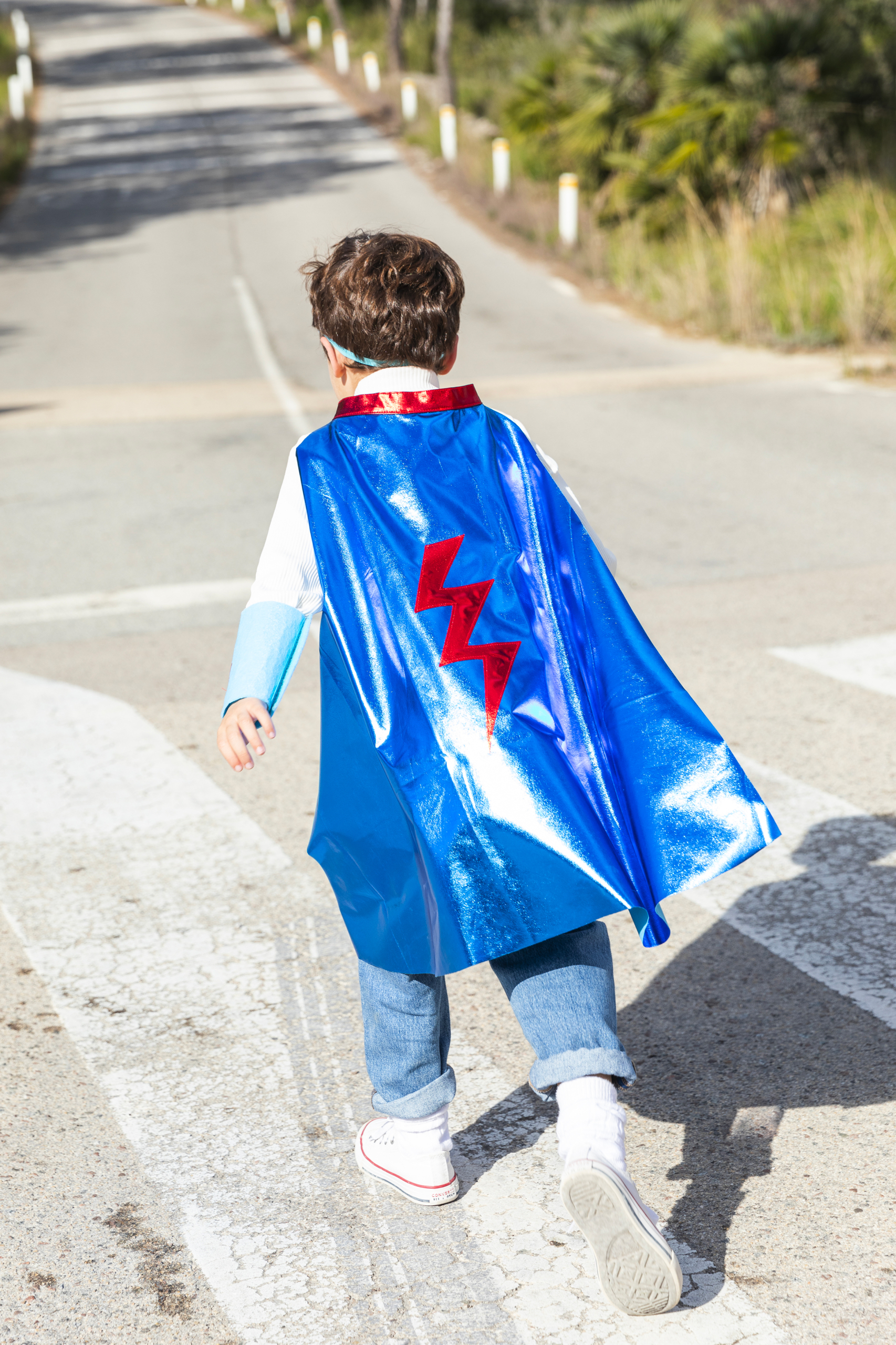 Le kit super héros bleu