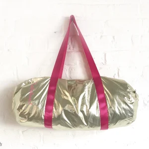 SAC WEEKEND OR ET ROSE/ WEEKEND BAG GOLD AND PINK