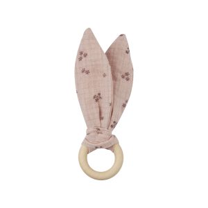 WOOLY ORGANIC –  Oreilles en mousseline – Pink