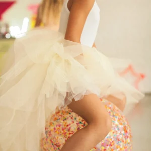 Tutu long rock vanille