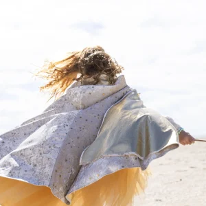 Cape fairy velours imprimé