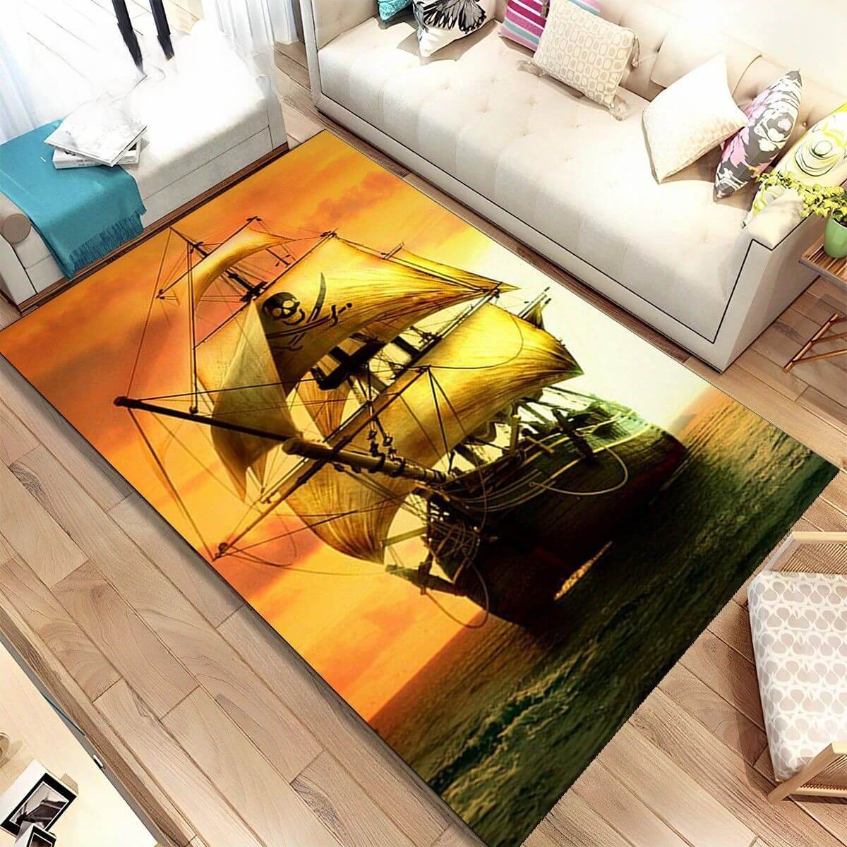 Tapis pirate chambre de garçon – Image 2