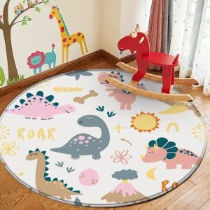 Tapis de sol rond pour bébé garçon