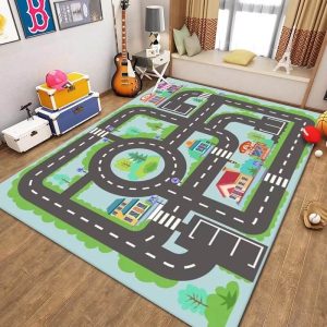 Tapis de circuit de voiture 140×200 cm