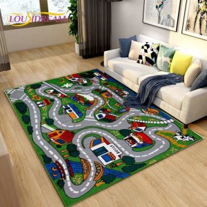Tapis circuit de route pour garçon