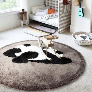 Tapis panda chambre d&rsquo;enfant