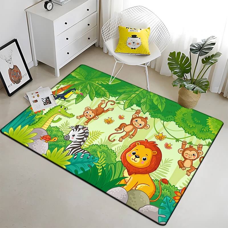 Tapis pour enfant jungle