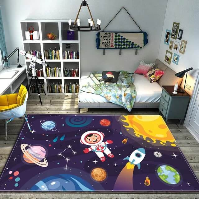 Tapis espace pour chambre de garçon – Image 2