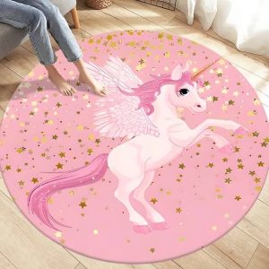 Tapis licorne pour fille