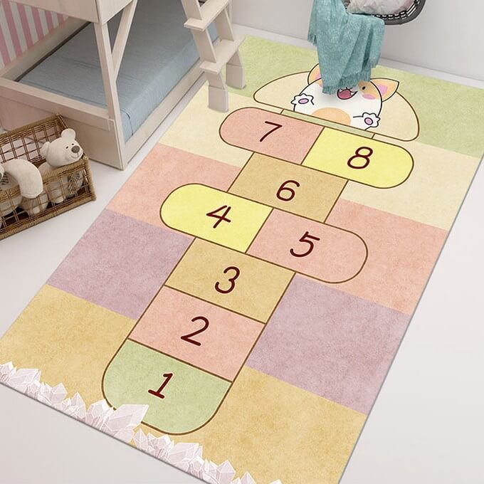 Tapis marelle pour chambre de fille – Image 3