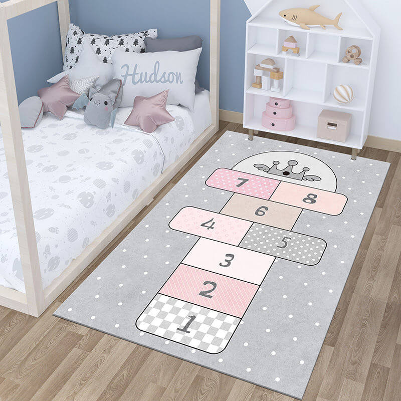 Tapis marelle pour chambre de fille – Image 2