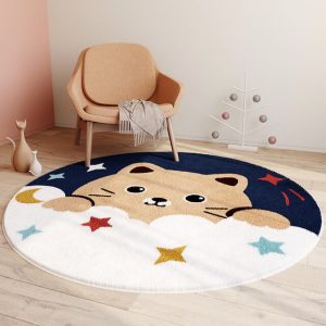 Tapis rond pour chambre d&rsquo;enfant